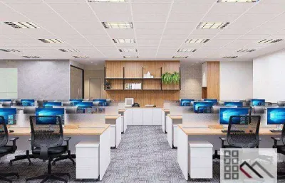 Conjunto comercial (461m²), 6 banheiros, 15 vagas, totalmente mobiliado. próximo estação berrini da cptm