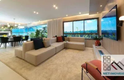 Apartamento 3 dormitórios (131m²), 3 suítes, terraço, 2 vagas. entre as estações brooklin e campo belo