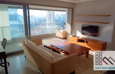 Apartamento 2 dormitórios (84,9m²), 1 suíte, semi mobiliado, varanda, 2 vagas. a 200 metros da estação campo belo