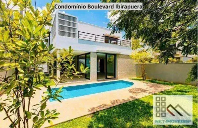 Casa em condomínio de luxo 3 dormitórios (560,26m²), 3 suítes, 4 vagas. próximo do parque do ibirapuera