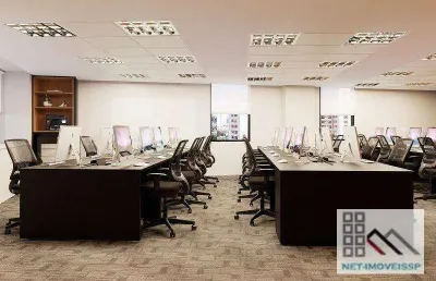 Conjunto comercial (882m²), 6 banheiros, mobiliado, 14 vagas. sob medida no conceito plug&play