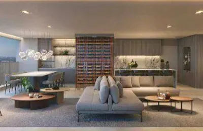Apartamento 4 dormitórios (220m²), 4 suítes, terraço, 4 vagas. more a 5 minutos da praça panamericana