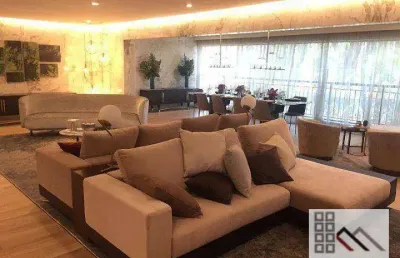 Apartamento 4 dormitórios (244m²), 4 suítes, varnda, 3 vagas. a 250 metros da estação aacd-servidor
