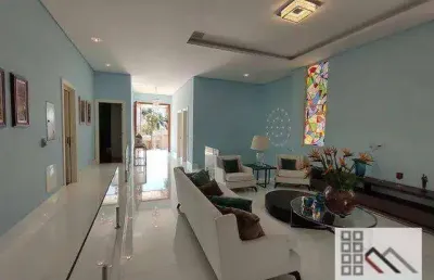 Casa em condomínio 4 dorms (410m²), 4 suítes, 4 vagas. pertinho de são paulo com ar e estilo de vida de interior