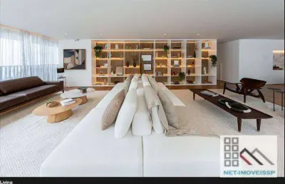 Apartamento 3 dormitórios (317m²), 3 suítes, 4 vagas, varanda. próximo do shopping ibirapuera