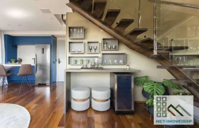 Cobertura duplex 1 dorm. (89m²), 1 suíte, terraço, mobiliado, 2 vagas. um novo marco para o luxo residencial no brasil