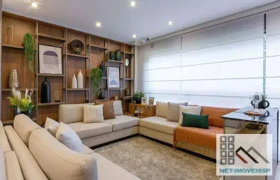 Apartamento garden 4 dormitórios (127m²), 3 suítes, terraço, 2 vagas. próximo da estação santos–imigrantes