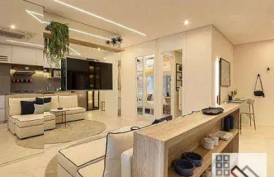 Apartamento 2 dormitórios (49,23m²), 1 banheiro, sacada, 1 vaga. a 3 minutos do terminal barra funda