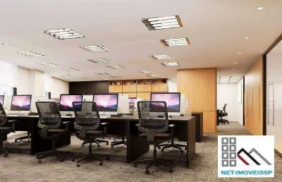 Conjunto comercial (1764m²), 8 banheiros, mobiliado, 28 vagas. sob medida no conceito plug&play