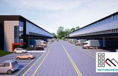 Galpão logístico novo 1ª locação (4.367,68m²), 3 vagas. moderno e especificações técnicas elevadas