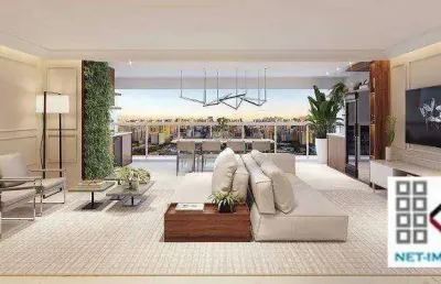 Apartamento 4 dormitórios (140m²), 3 suítes, terraço, 2 vagas. próximo do shopping anália franco