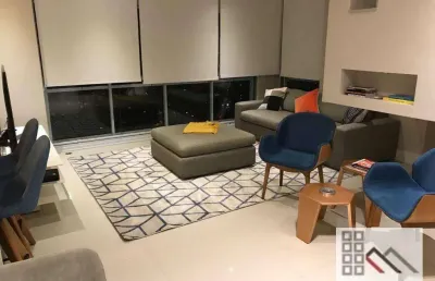 Cobertura 3 dormitórios (175m²), 3 suites, terraço, semi mobiliado, 2 vagas. próximo do shopping jk