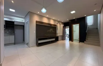 Casa em condomínio para locação em indaiatuba, jardim park real, 3 dormitórios, 2 suítes, 2 banheiros, 2 vagas