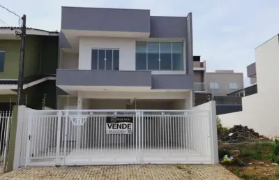 Sobrado para venda em guarapuava, boqueirão, 3 dormitórios, 1 suíte, 2 banheiros, 2 vagas