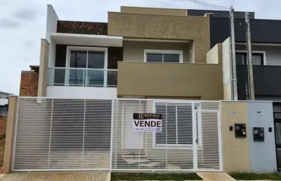 Sobrado para venda em guarapuava, boqueirão, 3 dormitórios, 1 suíte, 2 vagas