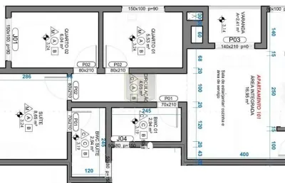 Apartamento para venda em guarapuava, alto da xv, 3 dormitórios, 1 suíte, 1 banheiro, 1 vaga