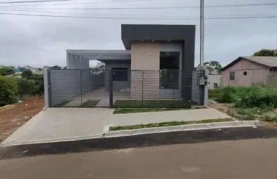 Casa para venda em guarapuava, morro alto, 3 dormitórios, 1 suíte, 2 vagas