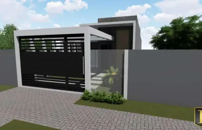 Casa para venda em guarapuava, santa cruz, 3 dormitórios, 1 suíte, 1 vaga