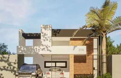 Casa para venda em guarapuava, cascavel, 3 dormitórios, 2 suítes, 1 banheiro, 2 vagas