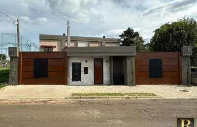 Sobrado para venda em guarapuava, morro alto, 3 dormitórios, 1 suíte, 1 banheiro, 2 vagas