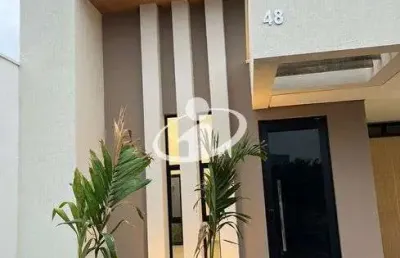 Casa em condomínio fechado com 3 quartos à venda no grand ville, uberlândia , 149 m2 por r$ 1.190.000