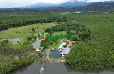Oportunidade única na ilha da barrinha - baía de paranaguá / alexandra - 36,3 hectares com casa sede de 216 m² - 5234