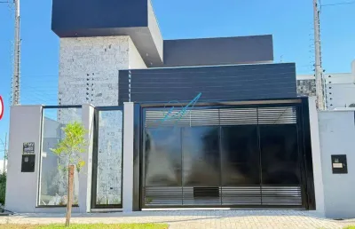 Casa à venda em maringá, bom jardim, com 3 suítes, com 138.59 m²