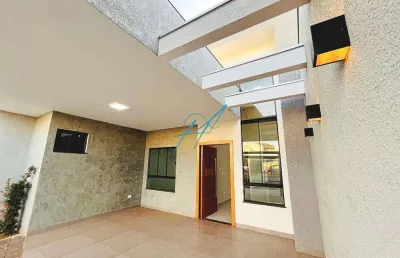 Casa à venda em maringá, jardim paris iii, com 3 quartos, com 106 m²