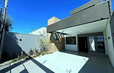 Casa à venda em maringá, jardim campo belo, com 3 quartos, com 91 m²
