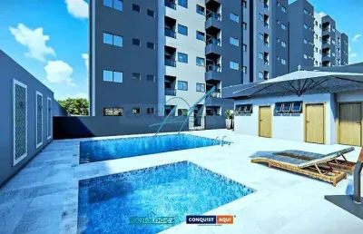 Apartamento à venda em maringá, parque industrial, com 2 quartos, com 53 m²