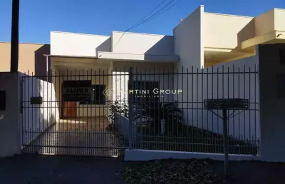 Casa para locação próximo a unipar na rua: antonio cauneto - jd. santos dumont