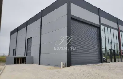 Galpão para alugar, 443 m² por r$ 9.980,00/mês - praça - tijucas/sc