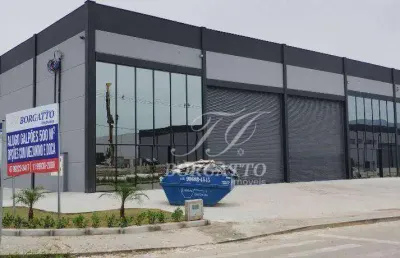 Galpão para alugar, 443 m² por r$ 10.480,00/mês - praça - tijucas/sc