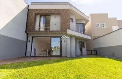 Casa em condomínio fechado com 3 quartos à venda na rua luiz ronaldo canalli, --, campo comprido, curitiba por r$ 2.300.000