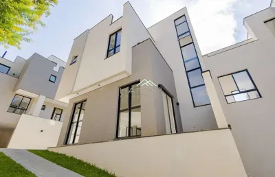 Casa em condomínio fechado com 3 quartos à venda na rua joão batista dallarmi, --, santo inácio, curitiba por r$ 1.590.000