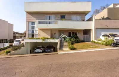 Casa em condomínio fechado com 4 quartos à venda na rua antônio escorsin, --, santa felicidade, curitiba por r$ 2.890.000