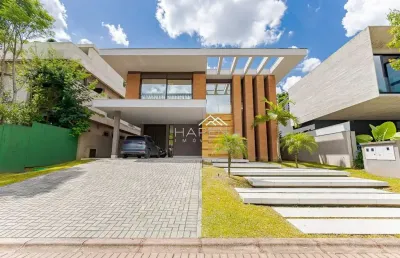 Casa em condomínio fechado com 4 quartos à venda na rua joão menegusso, --, santa felicidade, curitiba por r$ 6.800.000