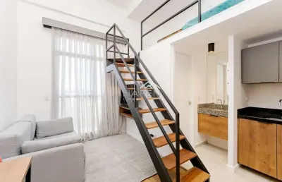 Loft com 1 quarto para alugar na rua bárbara cvintal, --, ecoville, curitiba por r$ 2.450