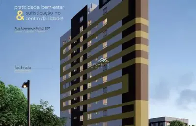 Apartamento com 1 quarto à venda na rua lourenço pinto, --, centro, curitiba por r$ 333.404
