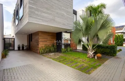Casa em condomínio fechado com 4 quartos à venda na rua dionira moletta klemtz, --, fazendinha, curitiba por r$ 2.790.000