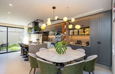 Casa em condomínio fechado com 3 quartos à venda na rua joão carlos de souza castro, --, guabirotuba, curitiba por r$ 1.850.000