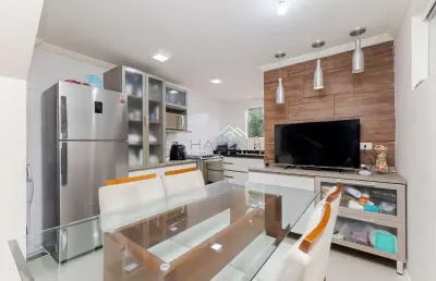 Casa em condomínio fechado com 3 quartos à venda na rua josé bajerski, --, abranches, curitiba por r$ 675.000