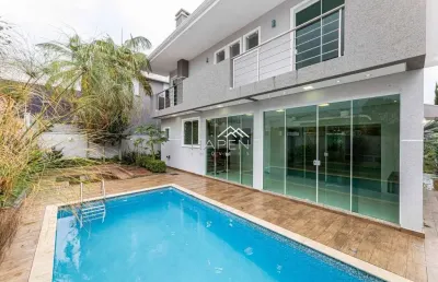 Casa em condomínio fechado com 3 quartos à venda na avenida doutor eugênio bertolli, --, santa felicidade, curitiba por r$ 2.300.000