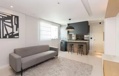 Apartamento com 1 quarto à venda na rua marechal josé bernardino bormann, --, bigorrilho, curitiba por r$ 648.000