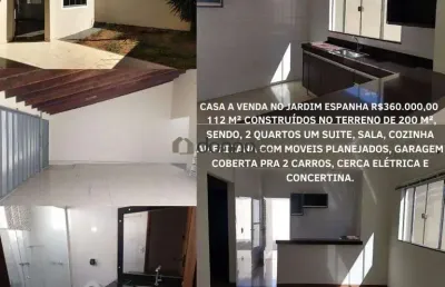 Casa com 2 quartos à venda na Rua Flausino Beraldo da Silva, Jardim Espanha, Uberaba