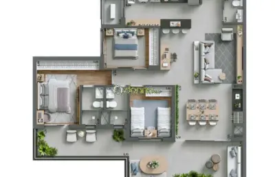 Apartamento com 2 quartos à venda na avenida claricinda alves de rezende, jardim do lago, uberaba por r$ 1.150.000