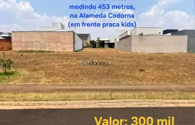 Terreno em condomínio fechado à venda na Alameda Codorna, Cyrela Landscape, Uberaba