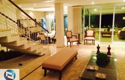 Casa de luxo com 04 quartos e 8 vagas em são josé do rio preto-sp, casa em condominio, zona sul da cidade, privacidade total, fino acabamento