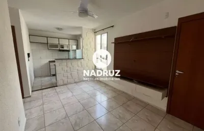 Aluguel de apartamento em condomínio no residencial palestra, são josé do rio preto-sp: 2 quartos, 1 banheiro, 1 vaga, 55m².