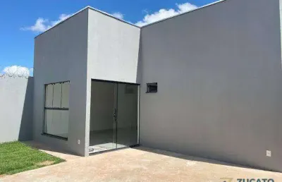 Casa com 3 quartos à venda no residencial filinha mendes, uberaba , 90 m2 por r$ 410.000
